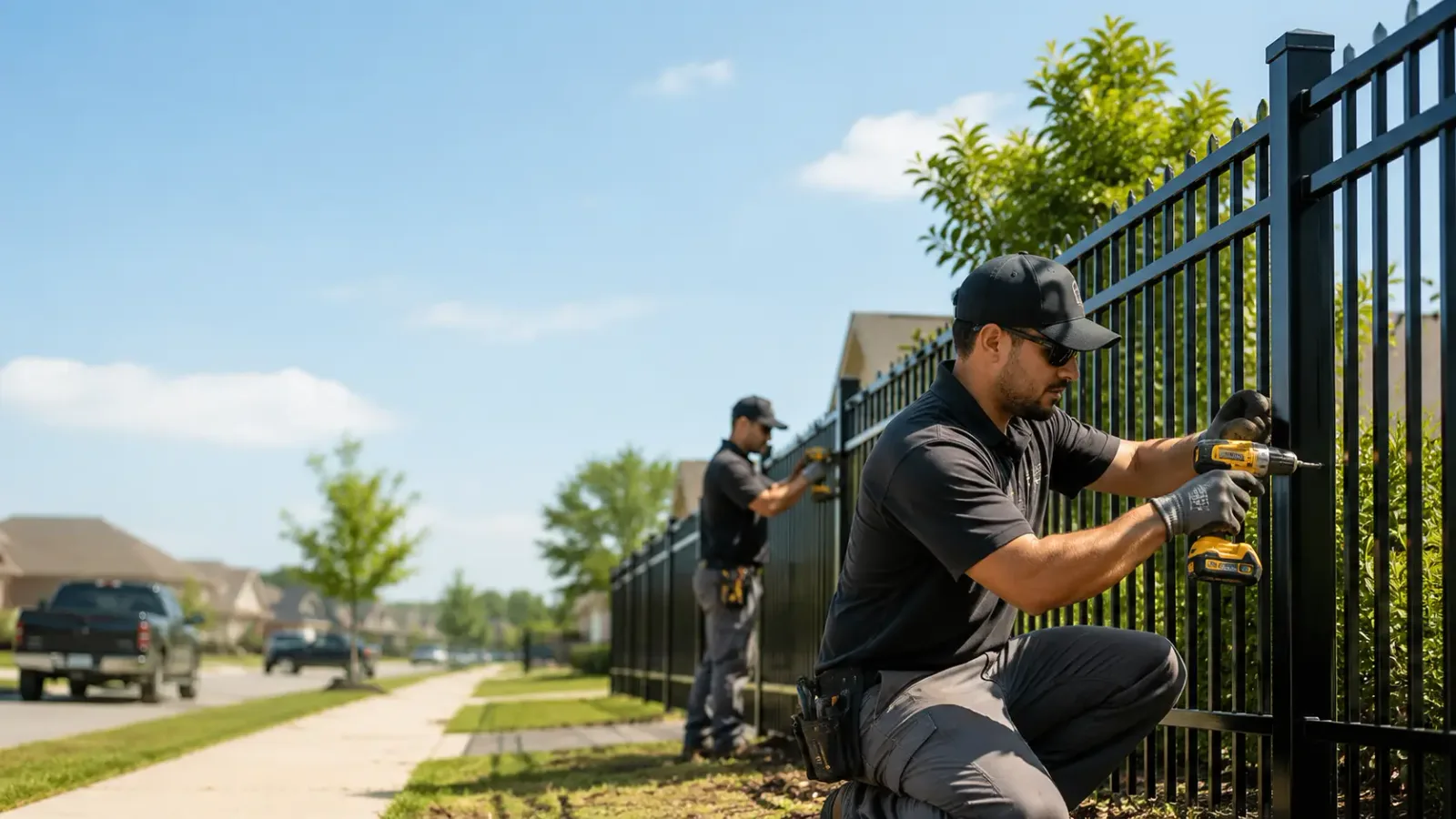 Metal Fence Installation in Wickett, TX